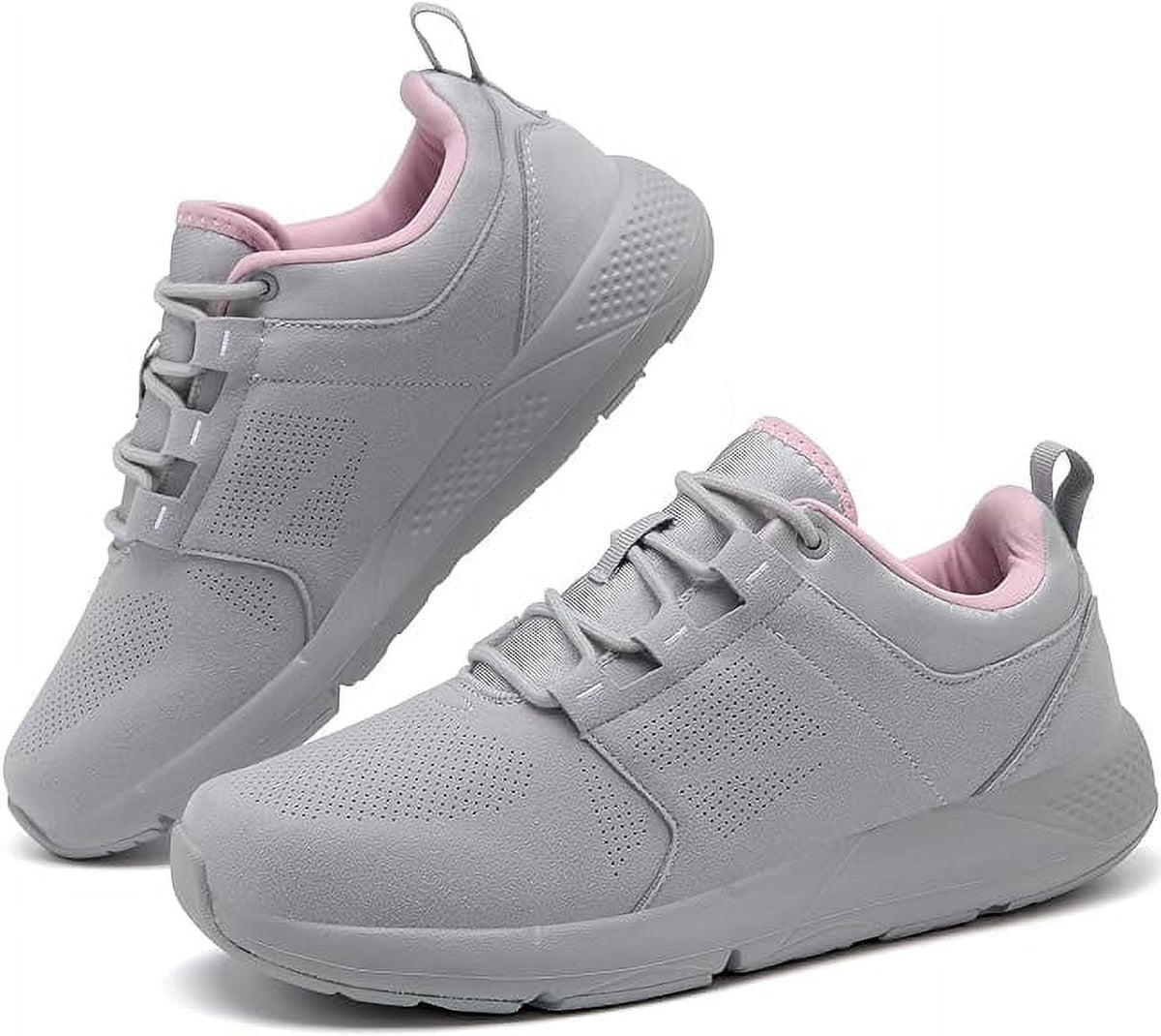 ulogu Waterproof Walking Shoes for Women Men Comfortable Lightweight Sneakers for Women (Women Size 6.5, Pink)