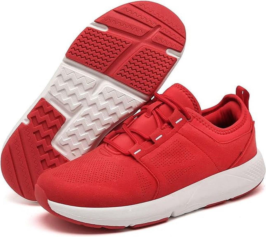 ulogu Waterproof Walking Shoes for Women Men Comfortable Lightweight Sneakers for Women (Women Size 6.5, Pink)