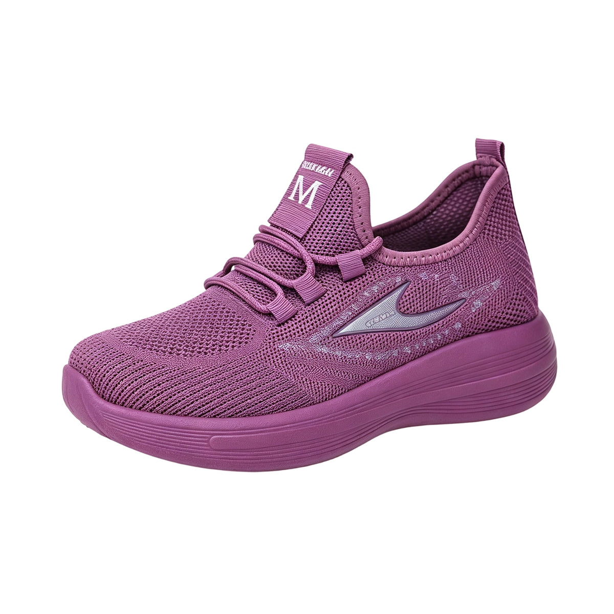 Domzle Women's Sneakers Breathable Lightweight Walking Shoes Running Shoes Non Slip Tennis Fashion Casual Sneakers Gray