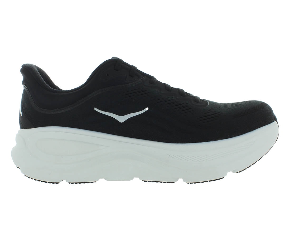 Hoka Bondi 9 Mens Running Shoe - Black/White - 9.5