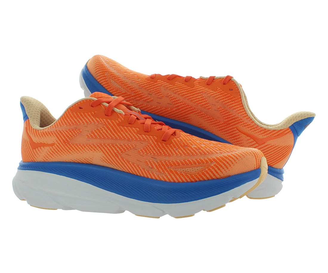 HOKA Clifton 9 Mens Shoes Size 11, Color: Vibrant Orange/Impala