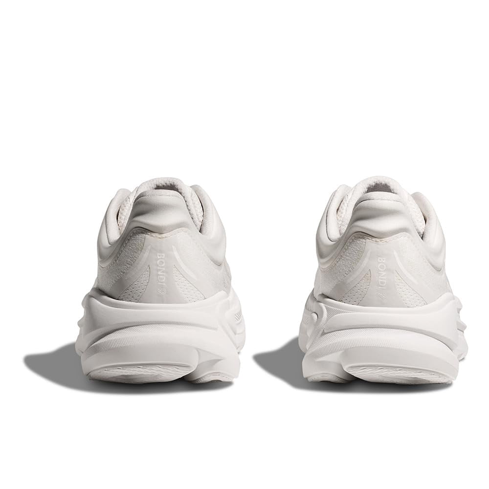 Hoka Men's Bondi 9 Sneaker, White/White, 12