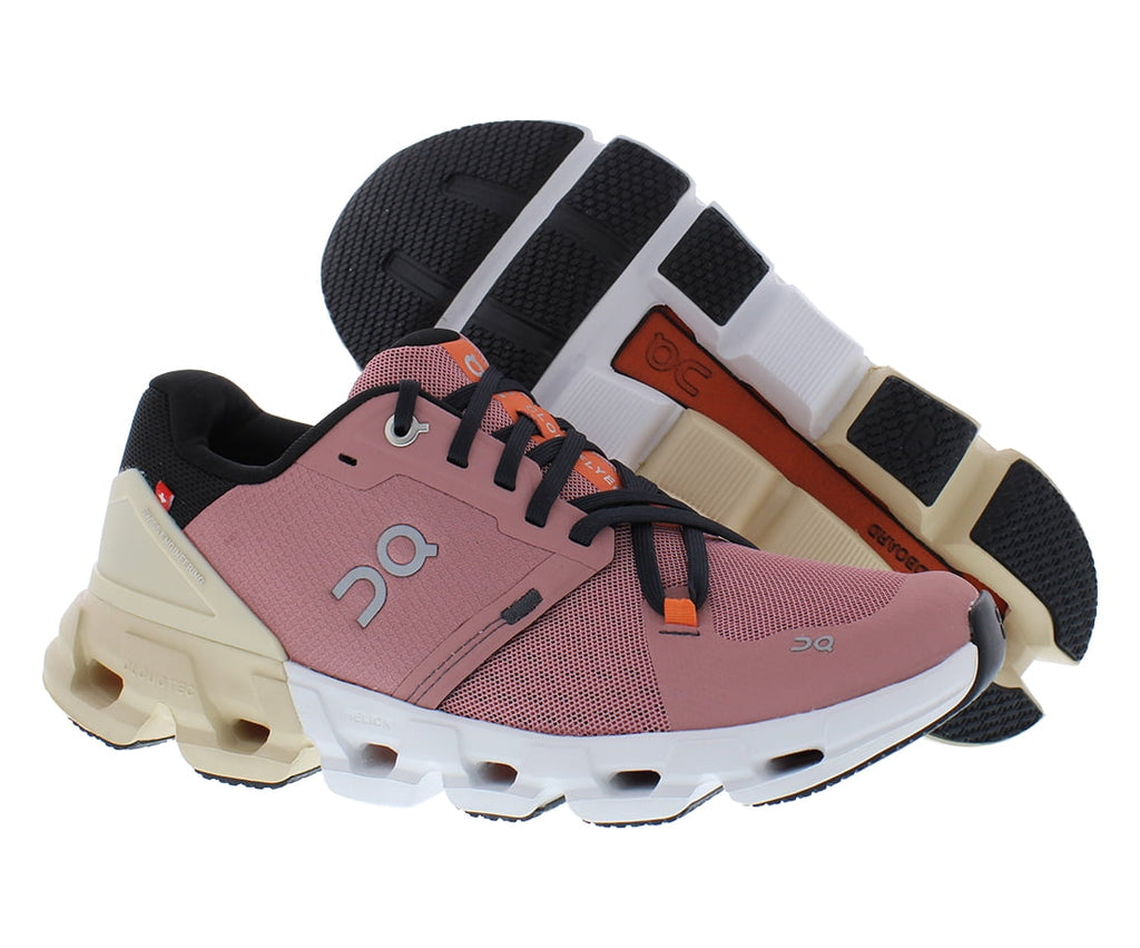 ON WOMEN CLOUDFLYER 4 Sneakers Dustrose/Sand 7.5