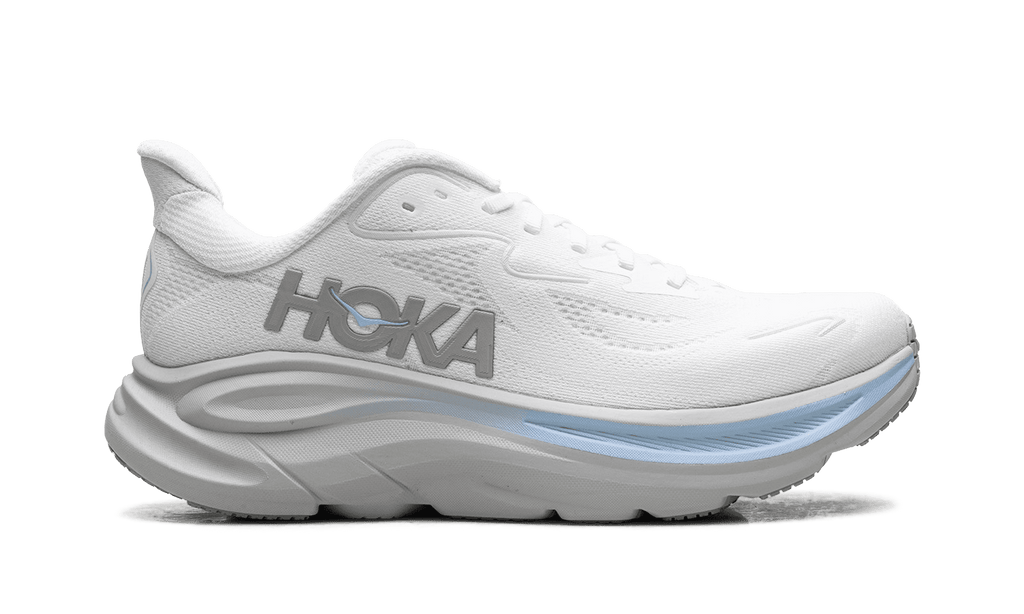 HOKA MENS Clifton 10 "White / Grey" 1162030 WTGL 1162030 WTGL from Stadium Goods