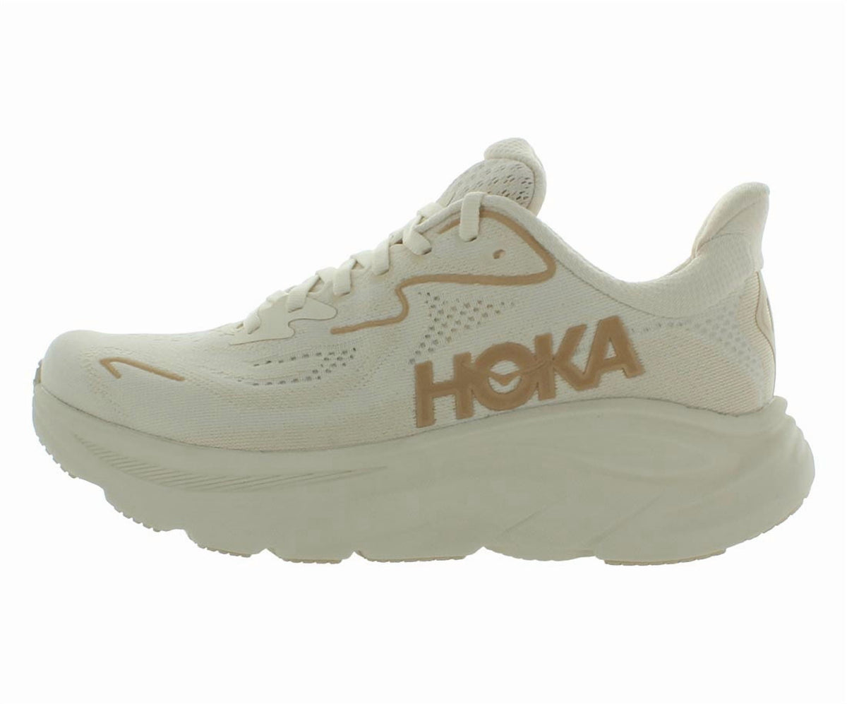Hoka Women's Clifton 10 Sneaker, Vanilla/Birch