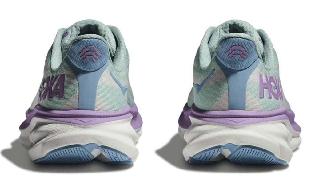 Hoka Women's Clifton 9 Sneaker, Sunlit Ocean/Lilac Mist, US 12 ( WIDE )