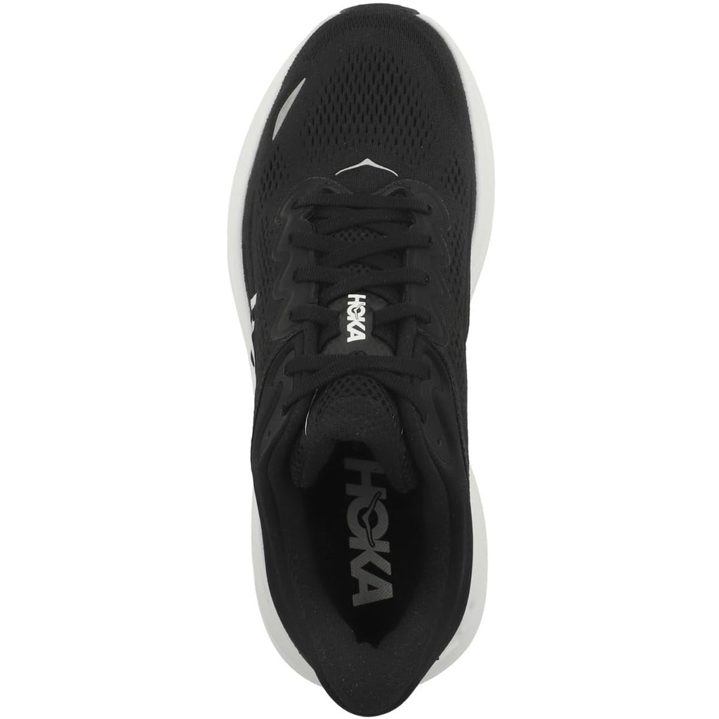 Hoka Bondi 9 Mens Running Shoe - Black/White - 9.5