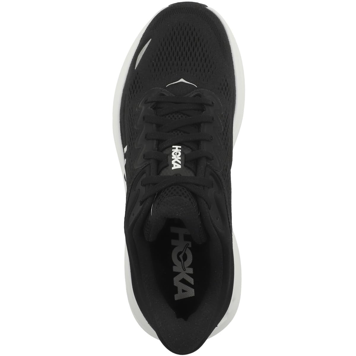 HOKA Bondi 9 Mens Shoes Size 10, Color: Black/White