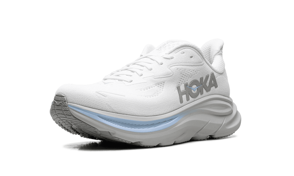 HOKA MENS Clifton 10 "White / Grey" 1162030 WTGL 1162030 WTGL from Stadium Goods