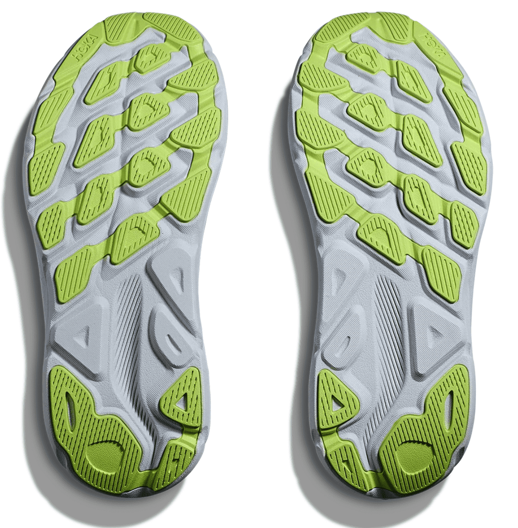 Hoka one Women's Clifton 9 Every day shoes, Size US 10.5 ( Wide ), Gull/Sea Ice
