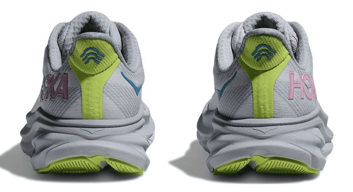 Hoka one Women's Clifton 9 Every day shoes, Size US 10.5 ( Wide ), Gull/Sea Ice