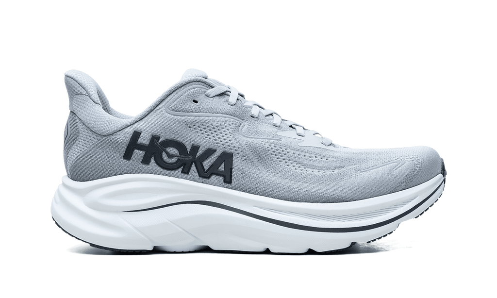 HOKA MENS Clifton 10 "Galactic Grey" 1162030 GYST 1162030 GYST from Stadium Goods