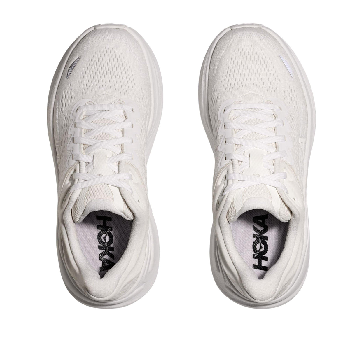 Hoka Women's Bondi 9 Sneaker, White/White, 8.5