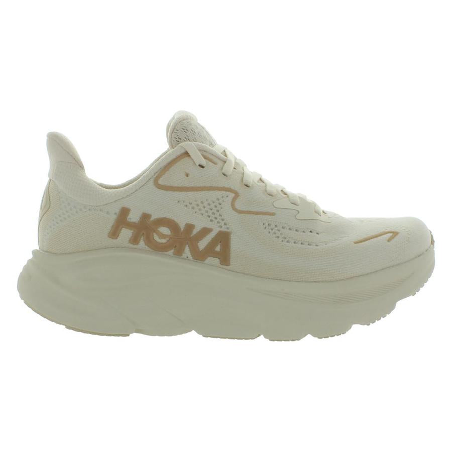 Hoka Women's Clifton 10 Sneaker, Vanilla/Birch