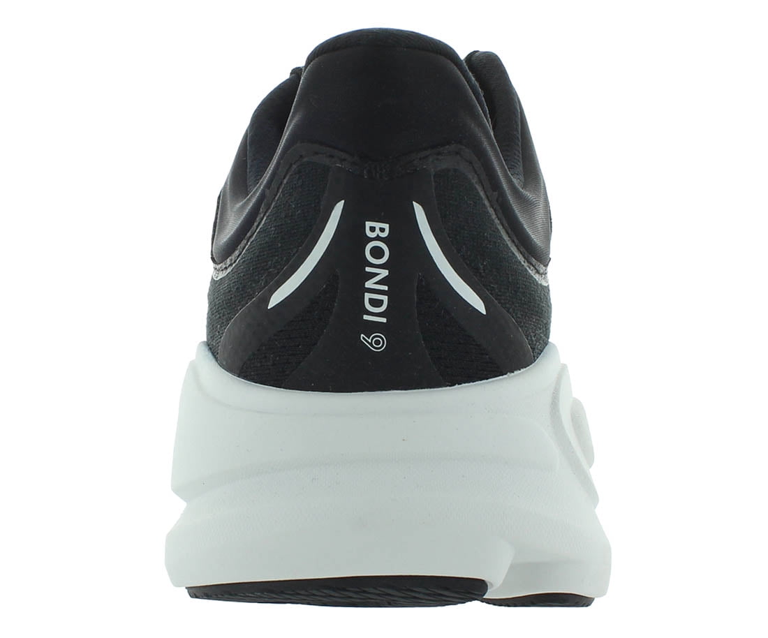 HOKA Bondi 9 Mens Shoes Size 10, Color: Black/White
