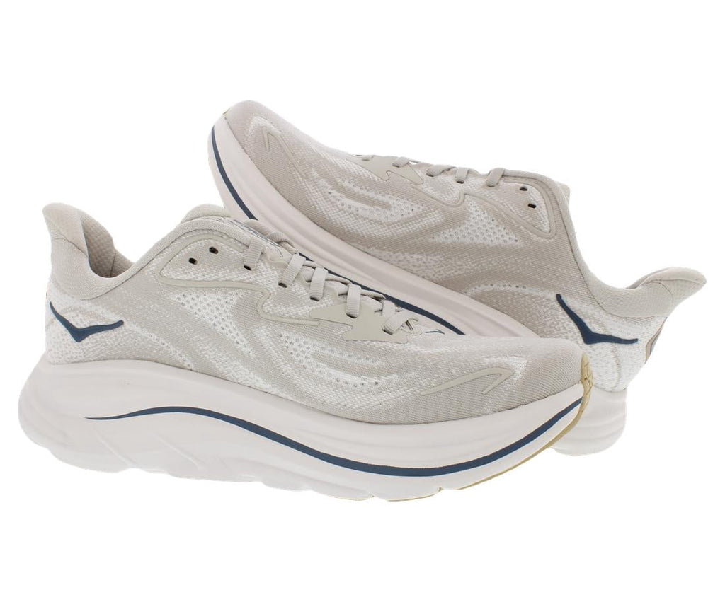 HOKA Clifton 10 Mens Shoes Size 10.5, Color: Putty/Grout
