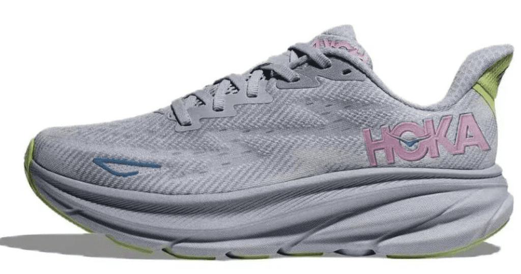 Hoka Women's Clifton 9 Every day shoes, Gull/Sea Ice, Size US 5.5 ( Medium )