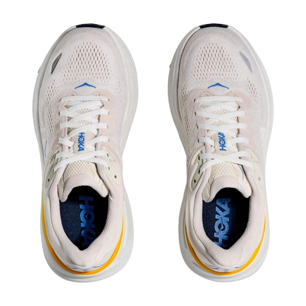 Women's HOKA Bondi 9 White/Grout (1162012-WGRT) - 9