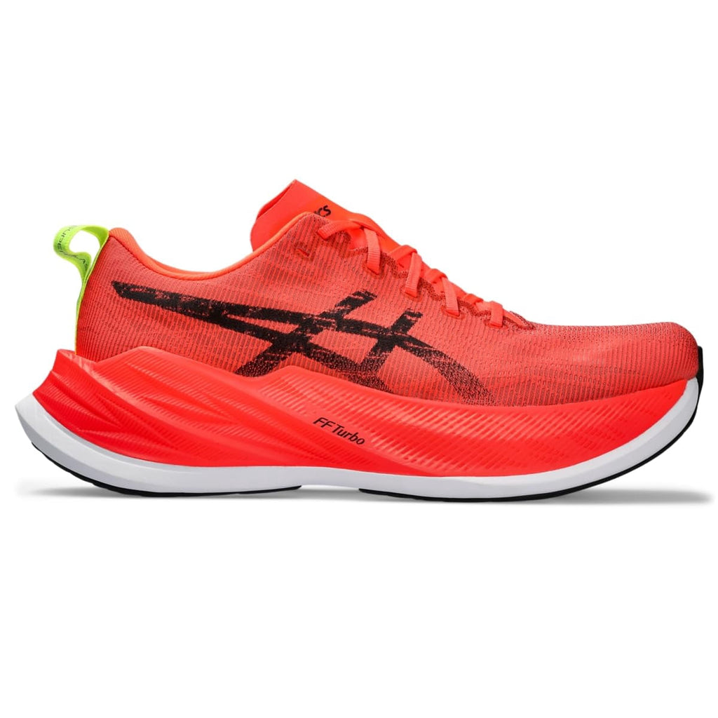 ASICS Unisex SUPERBLAST long Distance & Tempo Running Shoe, ( 9.5 US Men / 11 US Women ) Standard , Sunrise RED/Black