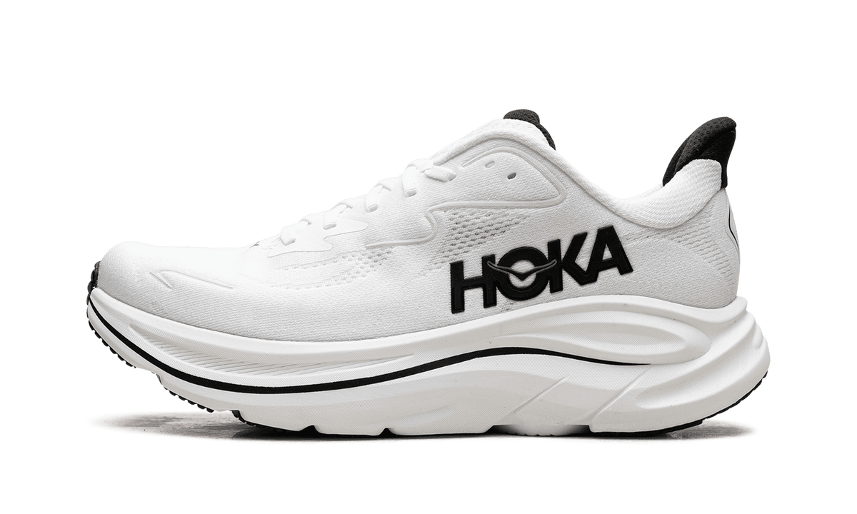 HOKA MENS CLIFTON 10 "WHITE BLACK" 1162030 WBLC 1162030 WBLC from Stadium Goods