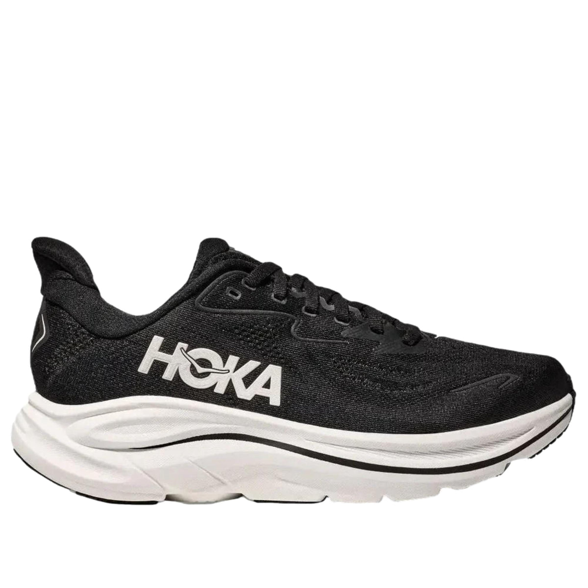 Hoka Clifton 10 Black / White 1162031-BWHT Women's Size 6