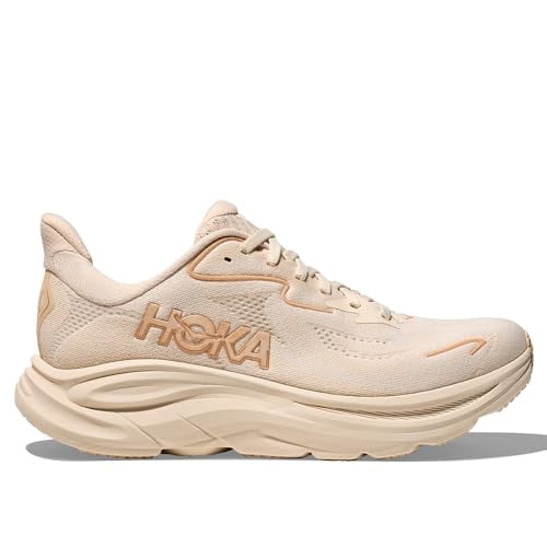 Hoka Women's Clifton 10 Sneaker, Vanilla/Birch