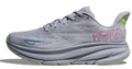Hoka one Women's Clifton 9 Every day shoes, Size US 10.5 ( Wide ), Gull/Sea Ice