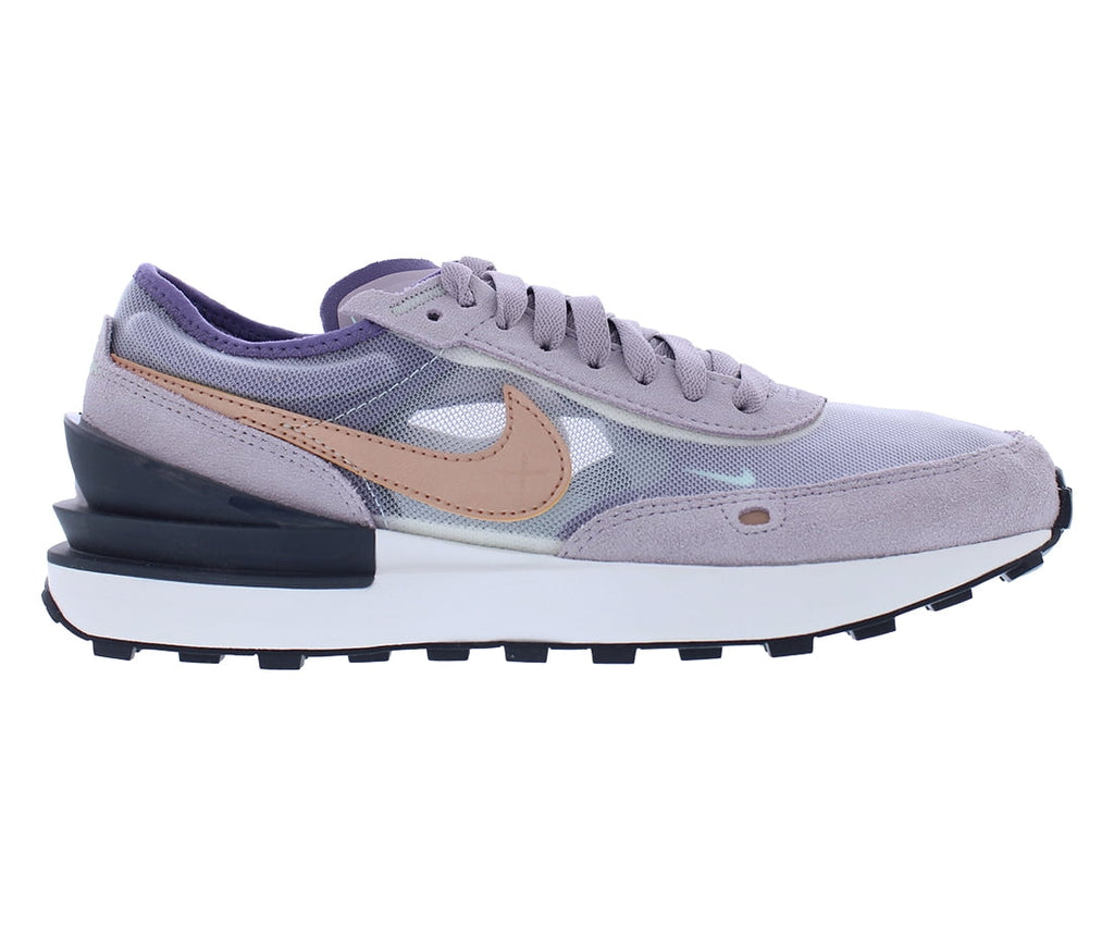 Nike Waffle One (GS) Big Kids' Shoes Summit White-Amethyst Ash-Off Noir dc0481-102