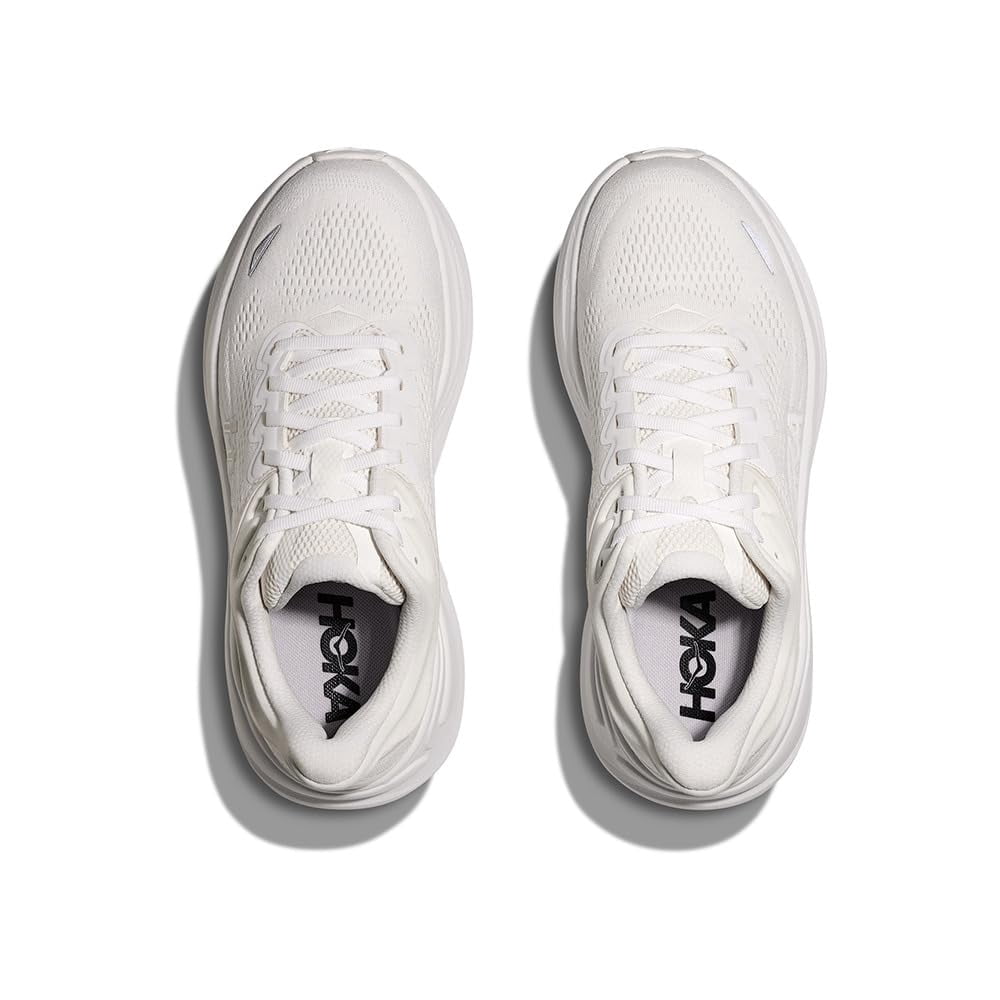Hoka Men's Bondi 9 Sneaker, White/White, 12
