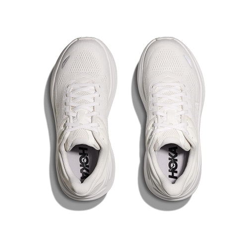 Hoka Men's Bondi 9 Sneaker, White/White, 12