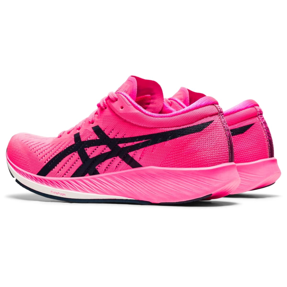ASICS Women's Metaracer Running Shoes, 6.5 US ( Medium ), HOT Pink/French Blue- ( Without the Box )