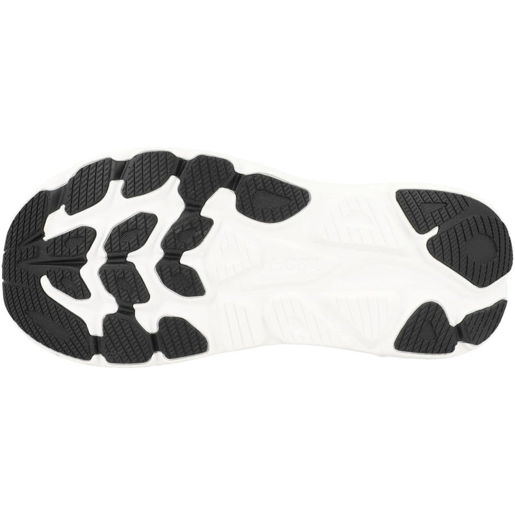 Hoka Men's Clifton 10 Sneaker, Black/White, 8.5