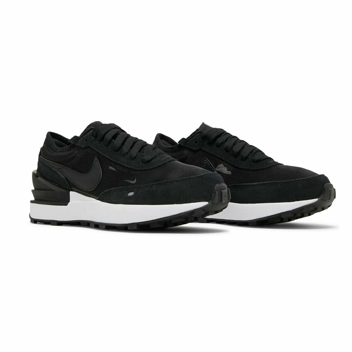 Nike Waffle One (GS) Big Kids' Shoes Summit White-Amethyst Ash-Off Noir dc0481-102
