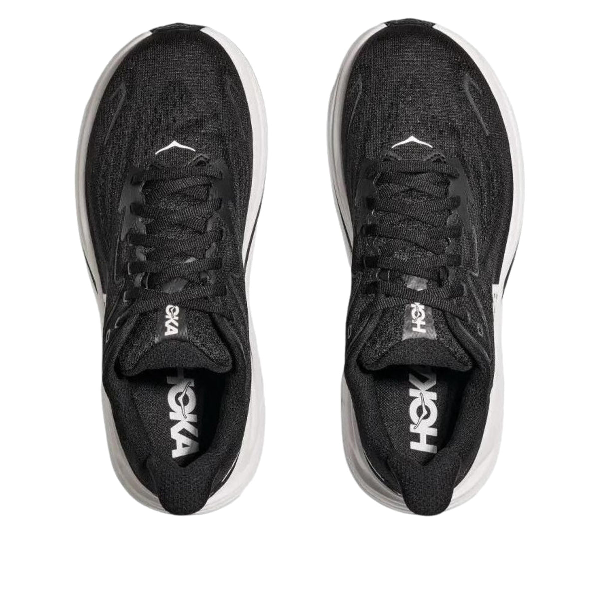 Hoka Clifton 10 Black / White 1162031-BWHT Women's Size 6