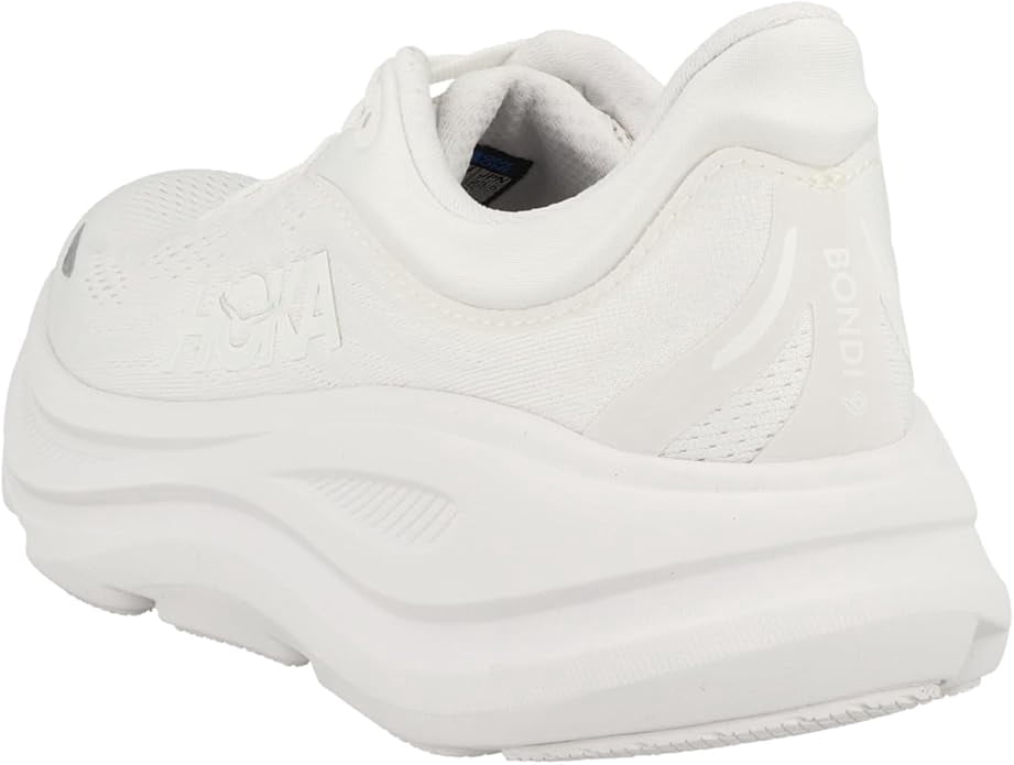 Hoka Women's Bondi 9 Sneaker, White/White, 8.5