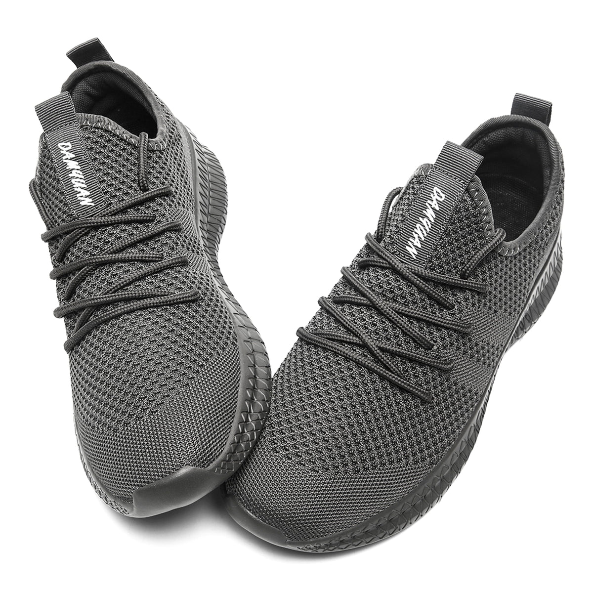 YYTLCH Mens Casual Shoes Low Top Sneaker Gray Size 6.5