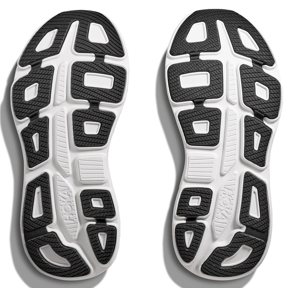 Hoka Bondi 9 Mens Running Shoe - Black/White - 9.5