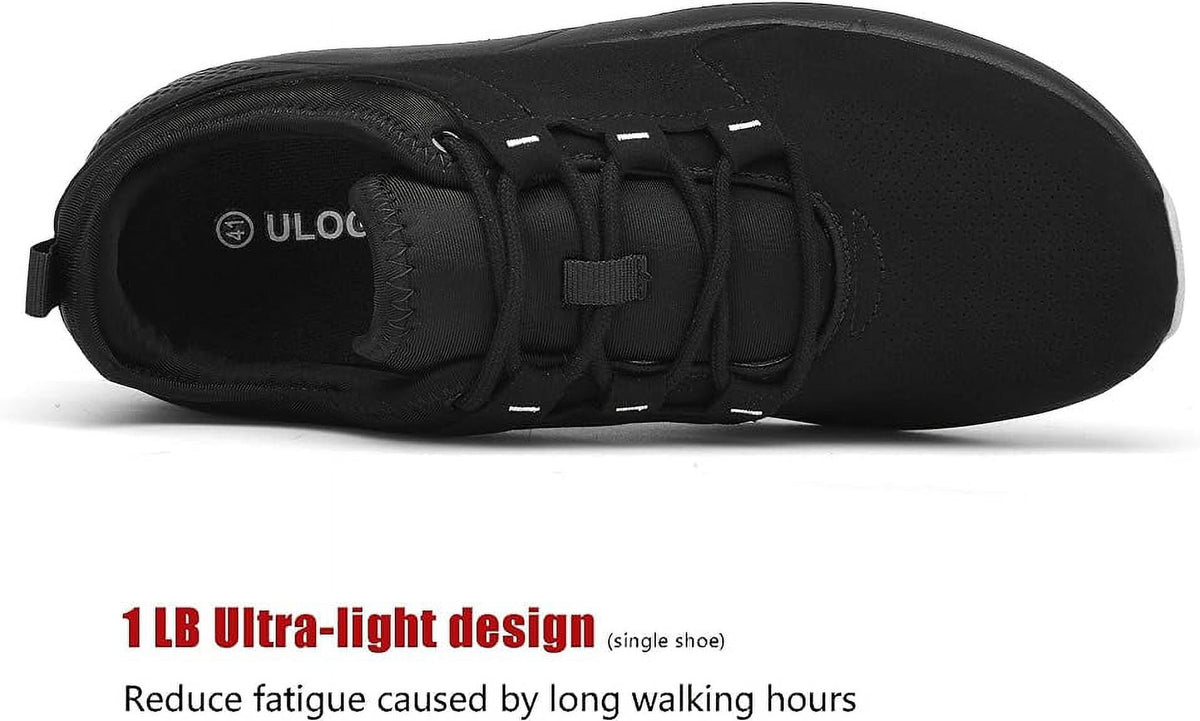 ulogu Waterproof Walking Shoes for Women Men Comfortable Lightweight Sneakers for Women (Women Size 6.5, Pink)