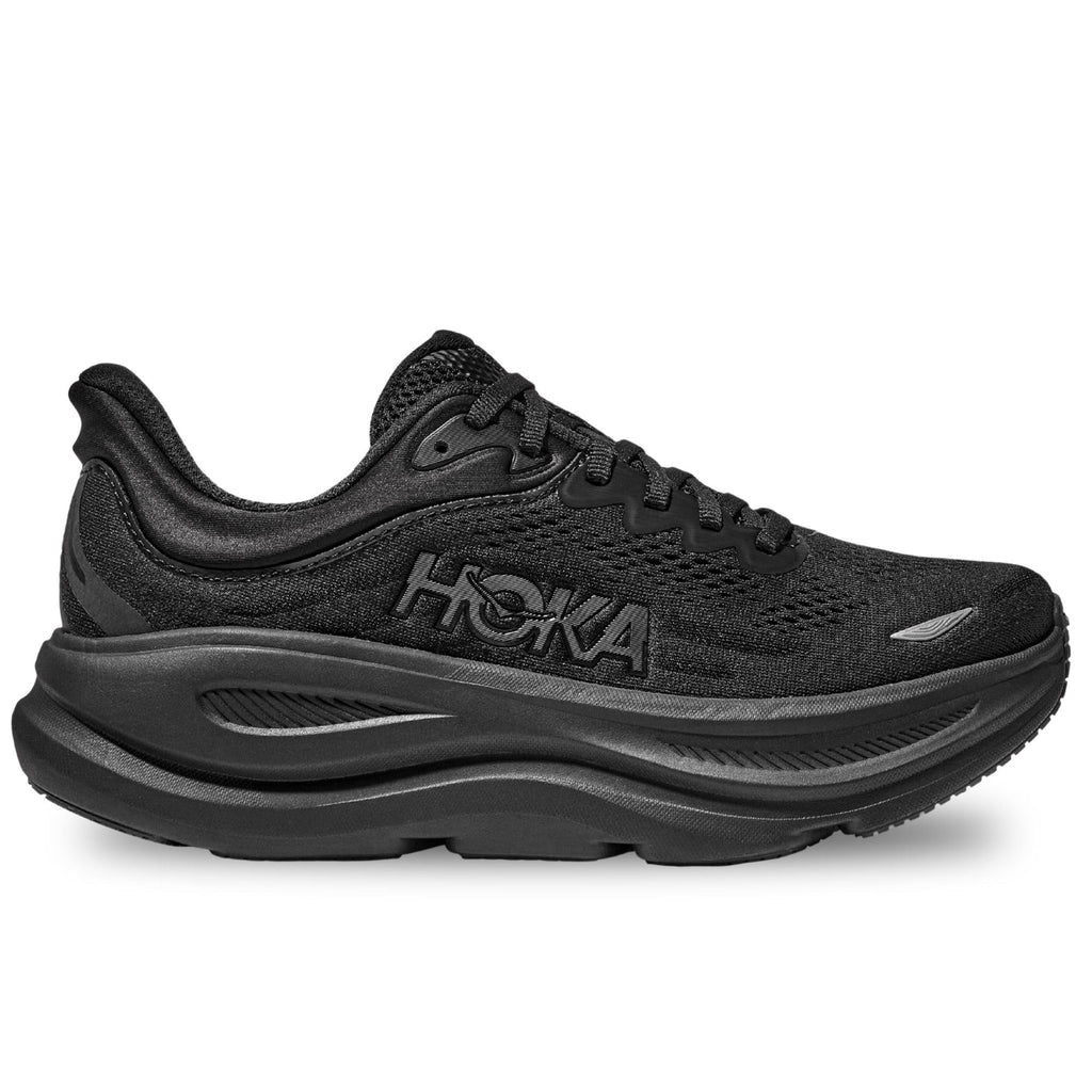 Hoka Women's Bondi 9 Sneaker, Black/Black, 8.5