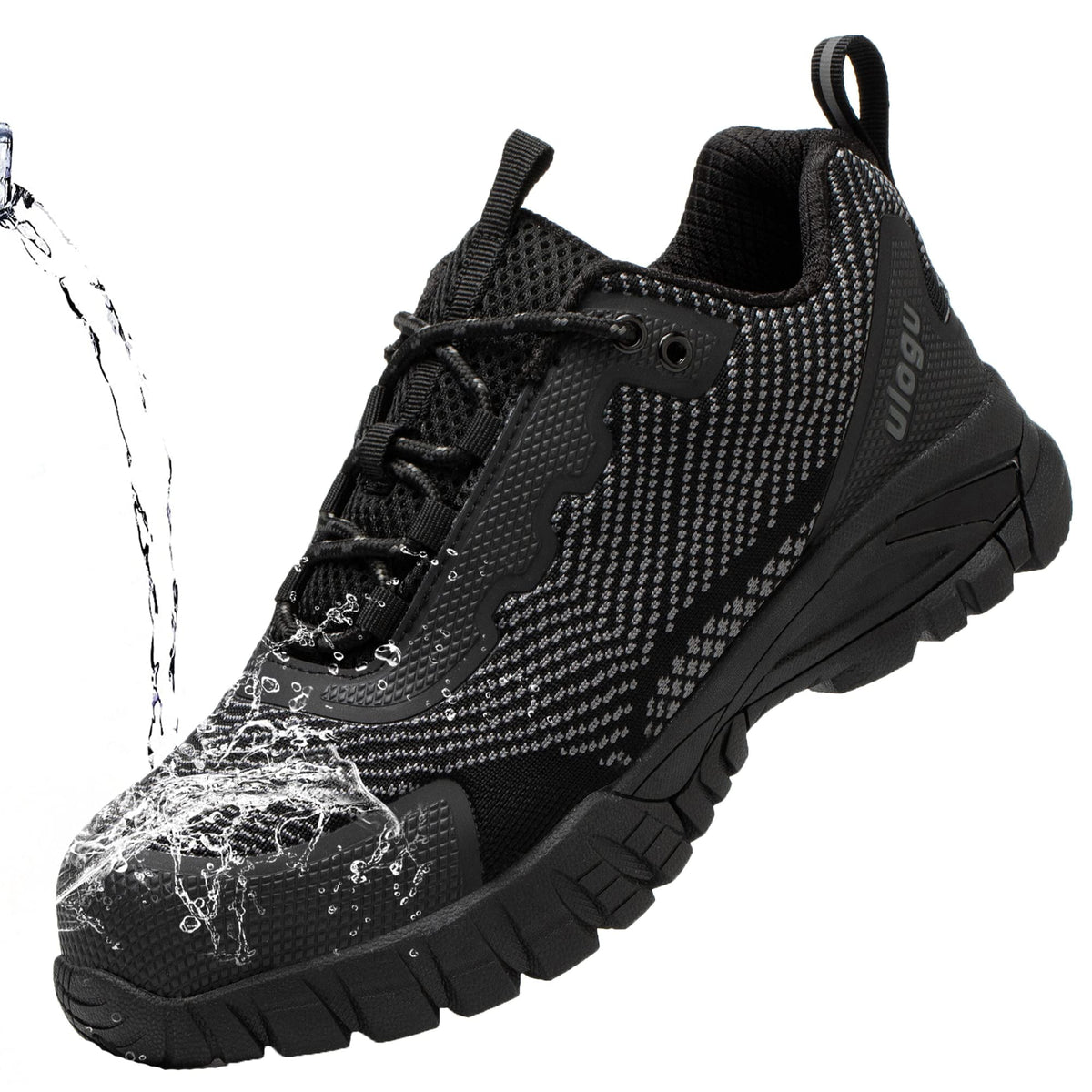 ulogu Waterproof Walking Shoes for Women Men Comfortable Lightweight Sneakers for Women (Women Size 6.5, Pink)